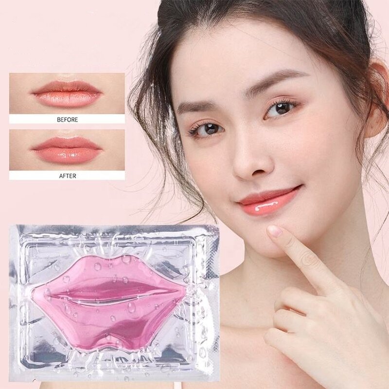 Lip Mask Manufacturer - Crystal Patch for Whitening 24K Gold Pink Hydrogel Collagen Private Label MOOYAM