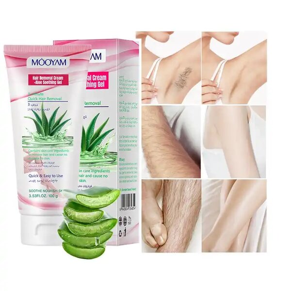 Hair Removal Cream Manufacturer - Aloe Fast for Leg Arm Armpit Painless Hair Inhibitor MOOYAM