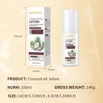 Face Lotion Manufacturer - Coconut Oil Hydrating 100ml Moisture Locking Private Label OEM MOOYAM