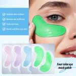 Eye Mask Manufacturer - 4 Types Box Green Pink Purple Blue for Brightening Even Tone MOOYAM