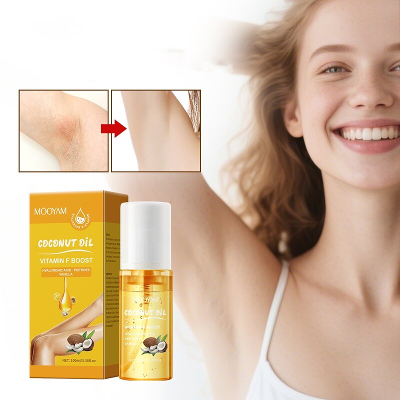 Body Care Oil Manufacturer - Coconut Oil After Hair Removal for Repair Nourishing Radiance Private Label OEM MOOYAM