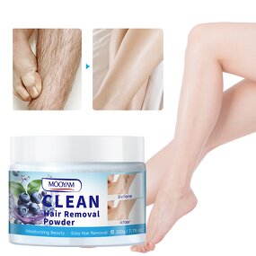 Hair Removal Powder Manufacturer - Blueberry Clean for Whole Body Depilation Private Label OEM MOOYAM