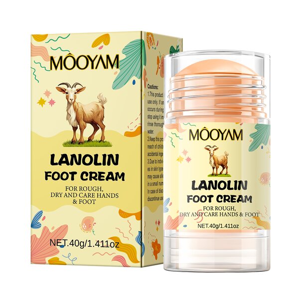 Foot Cream Manufacturer - Lanolin for Dry Skin Calluses Softening 40g OEM Wholesale MOOYAM