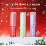 Lip Balm Manufacturer - Christmas Design 3 Flavors for Dry Lips Nourishing MOOYAM