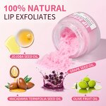 Lip Scrub Manufacturer - 2 in 1 Scrub Balm for Exfoliating Lightening Pink Salt Sugar Private Label MOOYAM