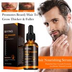 Hair Care Serum Manufacturer - Beard Hair Nourishing for Smooth Growth 30ml Organic Herbal MOOYAM