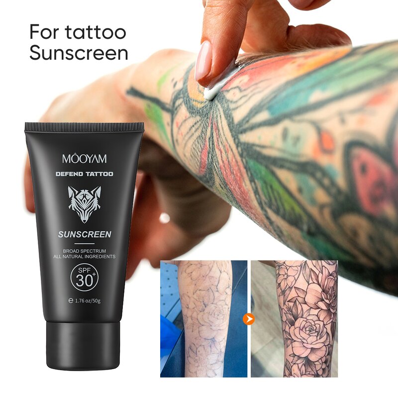 Sunscreen Manufacturer - Tattoo Sunscreen for Sunburn Protection Private Label OEM/ODM 50g MOOYAM