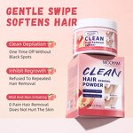 Hair Removal Powder Manufacturer - Juicy Peach Clean for Whole Body Depilation Private Label OEM MOOYAM
