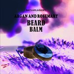 Beard Balm Manufacturer - Wiseking Argan Rosemary 30g - Plant Extract Moisturizer, Light Hold Shine, Soften Smooth