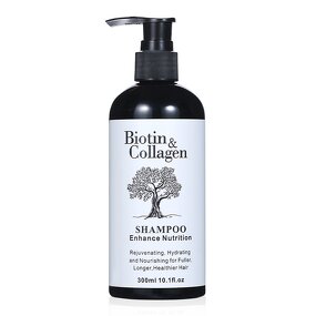 Shampoo Manufacturer - New Biotin & Collagen Anti Frizz Hair Loss - Smooth and Shine, Repairs Damage, Hair Growth
