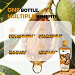 Hair Oil Serum Manufacturer - Liquid Gold Morocco Argan Oil 200ml - Smooth Anti Frizz, Restore Hair Shiny, OEM Custom