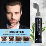 Beard Color Manufacturer - Just for Men Instant 80ML - Shampoo Dye with Comb, Herbal, Instant & Permanent Color