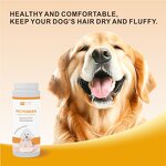 Pet Powder Manufacturer - Dry Cleaning 100g - Moroccan Oil, Deep Cleaning Greasy Hair, Anti-mite Anti-flea, Rose Fragrance