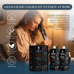 Hair Dye Cream Manufacturer - Dyeglow 500ml*2 - Color & Care in One, Ammonia Free, No Stick, Lasting Brightness