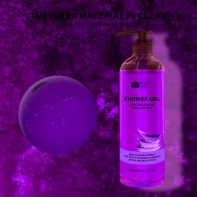 Shower Gel Manufacturer - Soothes Aloe Vera 1000ml - Whitening Oil Control, Removes Back Acne, Long Lasting Fragrance