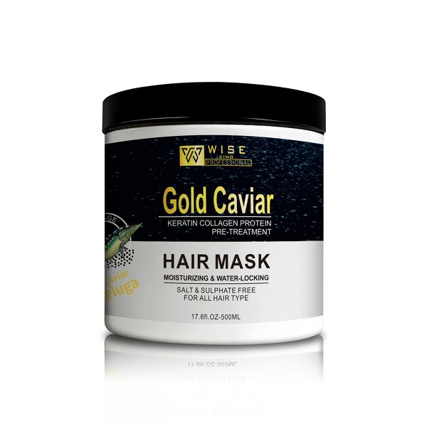 Hair Mask Manufacturer - Golden Caviar Intensive Repair - with Keratin Collagen, for Dry Damaged Hair, Sulfate Free, Salon Use