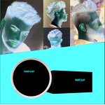 Hair Clay Manufacturer - Wiseking Men's Organic 80g - Strong Hold Matte, Water-Soluble, for Frizzy Curly Hair, Natural Look