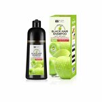 Hair Shampoo Manufacturer - Apple Black 400ml - Ammonia-free, Ginseng Extract, Easy Dye to Black, Fast Coloring