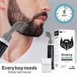 Beard Color Manufacturer - Just for Men Instant 80ML - Shampoo Dye with Comb, Herbal, Instant & Permanent Color