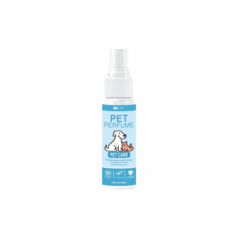 Pet Perfume Spray Manufacturer - Wiseking 100ml - Natural Plant Deodorizing, Anti-bacterial, Long-lasting Fragrance