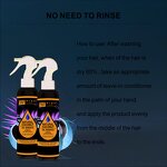 Leave in Conditioner Manufacturer - Coconut Oil Anti Frizz Spray - Smells Good for Curly Hair, Moisturizing Detangler, Improve Shine