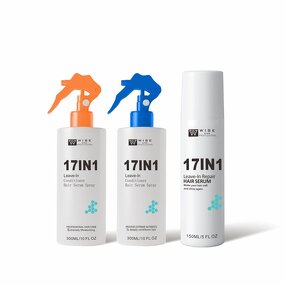 Hair Mask Set Manufacturer - 17 in 1 Leave in 750ml - Rosemary Molecular Repair Serum, Enhance Shine, Leave Conditioner Spray