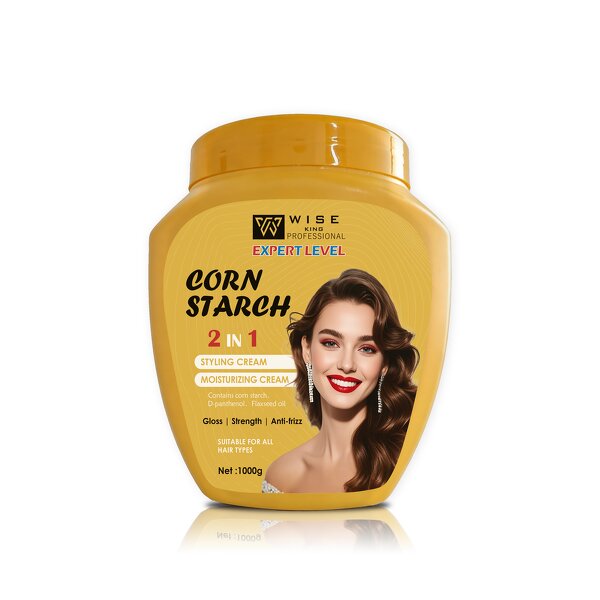 Hair Mask Manufacturer - Organic Cornstarch 1000g Large Capacity - Plant Extract, Restore Hair Shiny, Non-sticky