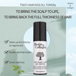 Hair Treatment Oil Serum Manufacturer - Best Anti-Hair Loss with Biotin & Collagen 60ml - Leave-In, Amino Acid & Argan Oil