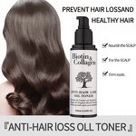 Hair Oil Manufacturer - Biotin Collagen 120ml - Argan Oil, Improves Thinning & Thickening, Make Hair Fluffy & Full