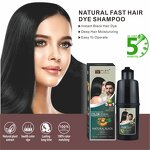Hair Color Shampoo Manufacturer - Organic Argan Oil - Natural Black Permanent 5 Min Cream, Nourishing, Long Lasting, Ammonia Free