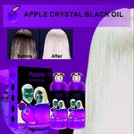 Hair Dye Gel Manufacturer - Apple Black 250ml*2 - Organic Plant Extract, Easy Grey Cover, Non-Stick, for Salon