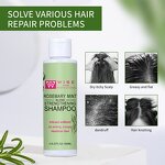 Shampoo Manufacturer - Rosemary 150ml - Hair Repairing & Softening, Nourishing Moisturizing, Oil-Control Smoothing, Unisex Organic
