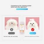 Pet Powder Manufacturer - Dry Cleaning 100g - Moroccan Oil, Deep Cleaning Greasy Hair, Anti-mite Anti-flea, Rose Fragrance