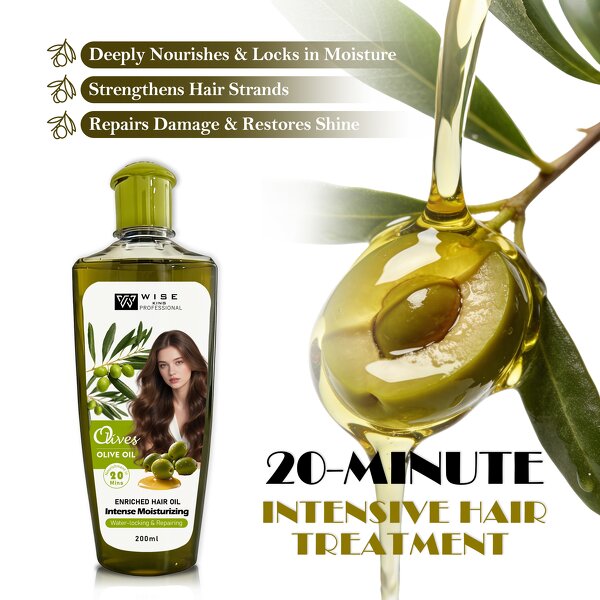 Hair Oil Manufacturer - Home Care Olive 200ml - Smoothing, Strengthens Anti-Frizz, Soften, Avocado Oil, OEM ODM