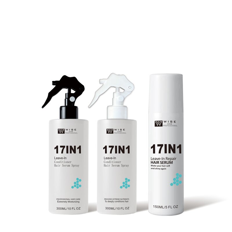 Hair Mask Set Manufacturer - 17 in 1 Leave 750ml - Rosemary Molecular Repair Serum, Enhance Shine, Leave Conditioner, Argan Oil