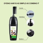 Hair Color Shampoo Manufacturer - Apple with Comb 200ml - Plant Based, Herbal Ammonia Free, for Men, Quick Coloring, OEM