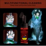 Pet Paw Cleaner Manufacturer - Wiseking No Irritation 100ML - Plant Formula Moisture Care, No Rinse Foam for Dogs