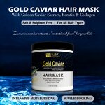 Hair Mask Cream Manufacturer - Men Professional Repair Caviar - with Collagen, Restores Elasticity & Shine, Safe for Color Treated