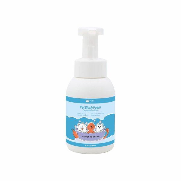 Pet Shower Gel Manufacturer - Mite Removal 300ml - Amino Acid, Oil Control Deodorant, Anti-bacterial, Repairs Damaged Hair