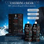 Hair Dye Cream Manufacturer - Dyeglow 500ml*2 - Color & Care in One, Ammonia Free, No Stick, Lasting Brightness