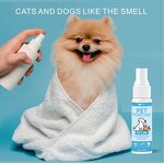Pet Perfume Manufacturer - Wiseking 100ML - Plant Extract Dog Spray Deodorizer, Long Lasting Luxurious Fragrance, Anti-insect