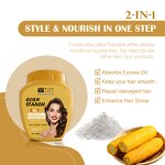 Hair Mask Manufacturer - 2 in 1 Cornstarch 1000g Value Pack - Flaxseed Oil, Deeply Hydrating & Moisturizing, Private Label