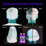 Hair Dye Gel Manufacturer - Ginseng Crystal 500ml*2 - Organic Plant Black, Fast Grey Cover, Gentle Formula, Green Olive