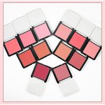 Blush Palette Manufacturer - Wholesale Square Container 12 Colors Cream Blush Single Shade Compact, Long Lasting, Private Label