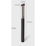 Makeup Brush Set Manufacturer - Personalized 3pcs Travel Size, Flat Vegan Synthetic Hair Foundation & Angled Contour