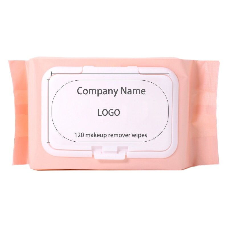 Makeup Remover Wipes Manufacturer - Pre-Moistening Facial Cleansing Towelettes, Conditions Skin & Removes Dirt, Custom logo