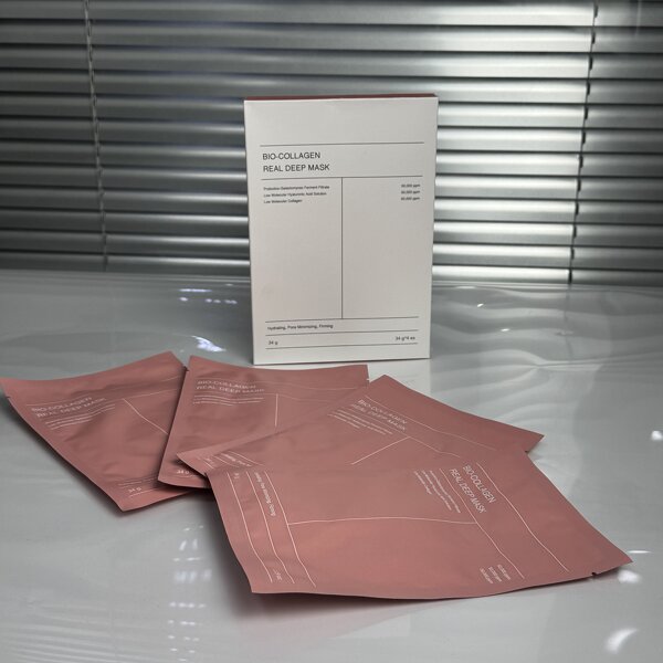 Face Mask Manufacturer - 34g Private Label Korean Overnight Hydrogel, Hydrating Pore Minimizing Bio-Collagen Real Deep