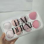 Makeup Sponge Set Manufacturer - Beauty Tools Washable 8 Pcs, Latex Free Super Soft, Multi-color Eco-Friendly Blender