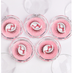 False Eyelashes Manufacturer - Private Label, No Glue Needed 3D Synthetic Strip, Natural Soft Reusable Self-Adhesive