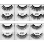 Eye Lash Set Manufacturer - 5 Pairs Natural, Long Thick Extensions Reusable 3D False Eyelashes